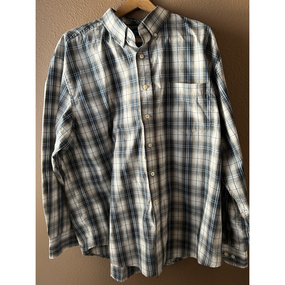 Puritan Sz 2XL 50/52 Long Sleeve Plaid Shirt excellent quality and condition